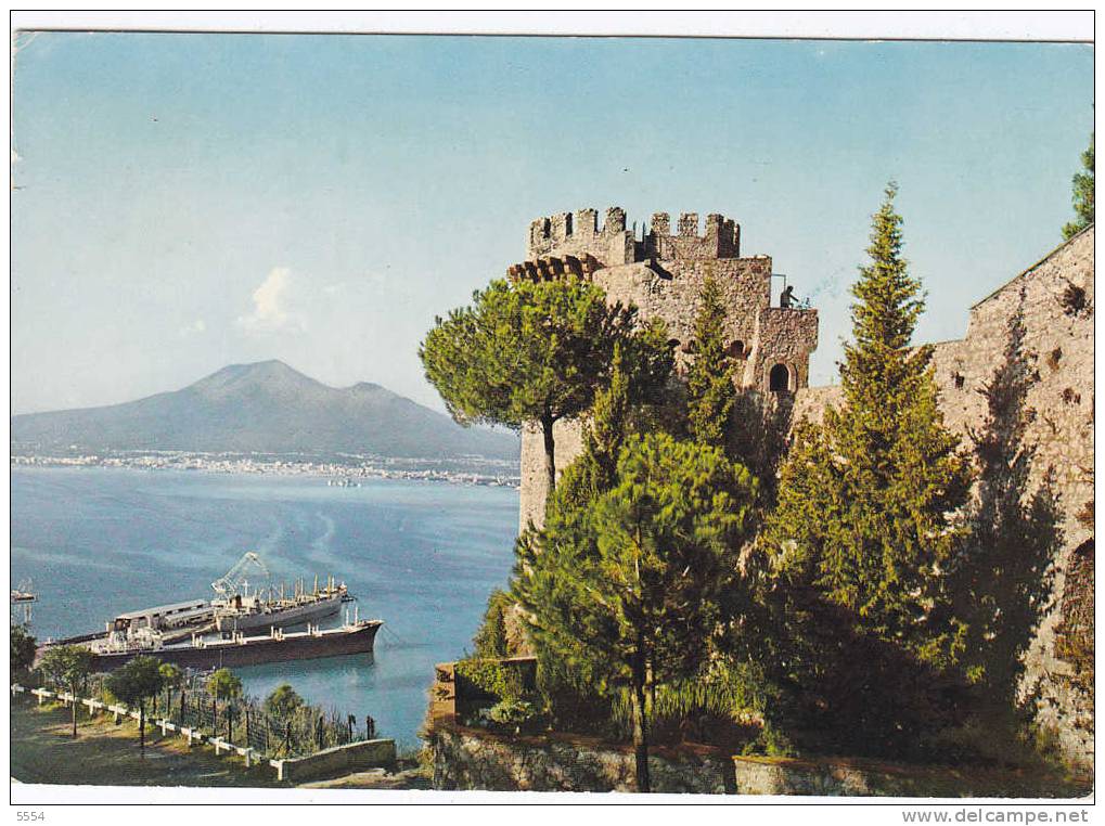 Cpsm Italie   Campania Castellamare Di Stabia Chateau Angioino - Castellammare Di Stabia