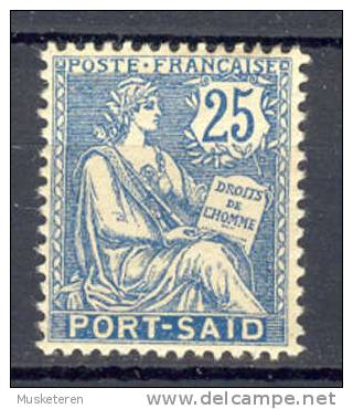 Port Said 1902-03 Mi. 26  25 C Mouchon MH - Altri & Non Classificati