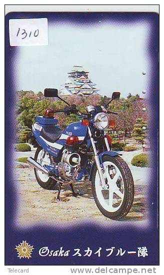 MOTOR Telecarte Japon (1310) Motorbike * Phonecard Japan * Telefonkarte * POLICE - Polizia