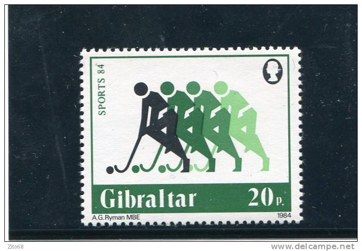 GIBRALTAR 1984 Y&T 485** - Hockey (Veld)