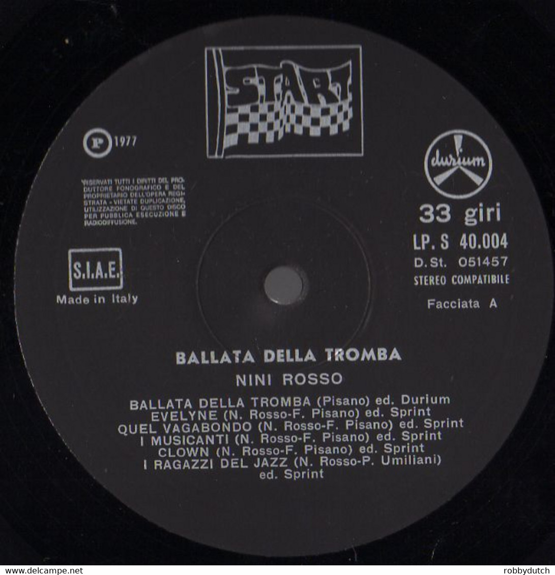 * LP *  NINI ROSSO - BALLATA DELLA TROMBA (Italy 1977 Ex-!!!) - Altri - Musica Italiana