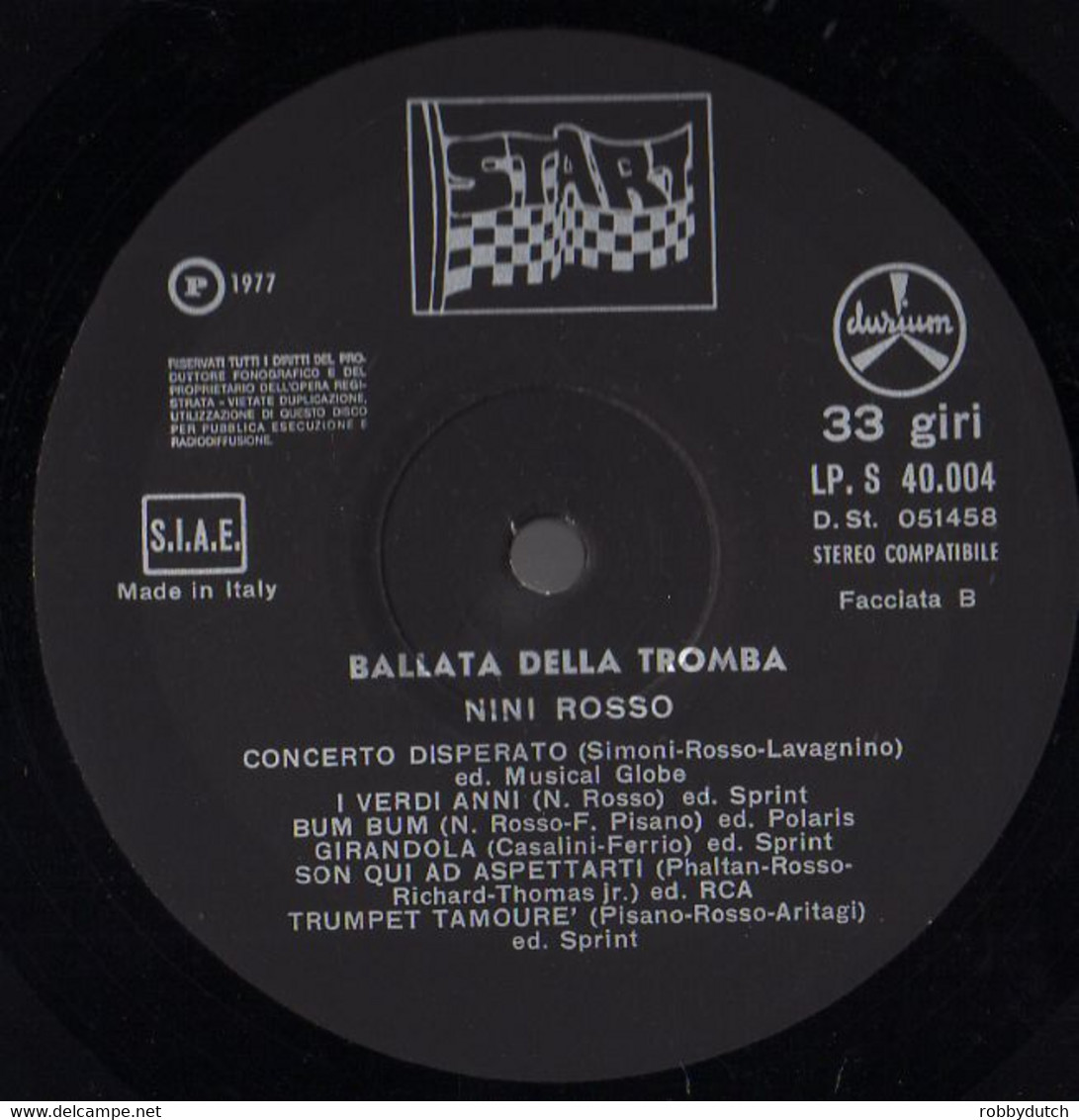 * LP *  NINI ROSSO - BALLATA DELLA TROMBA (Italy 1977 Ex-!!!) - Altri - Musica Italiana