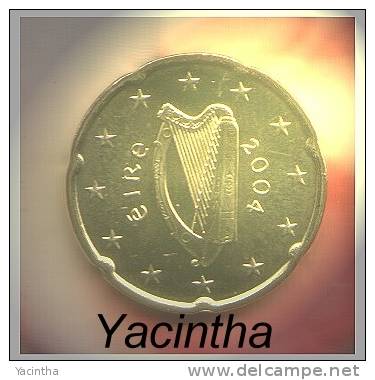 @Y@  Ierland   2 0  Cent   2004   UNC - Irland