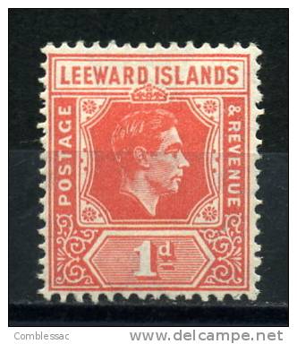 LEEWARD  ISLANDS   1938    1d  Scarlet     Mh - Leeward  Islands