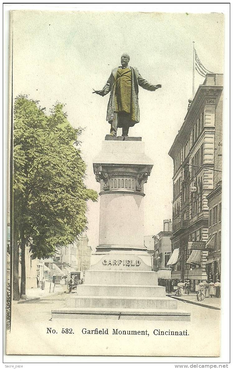 CINCINNATTI-OHIO-GARFIELD       MONUMENT-colorisée - Cincinnati