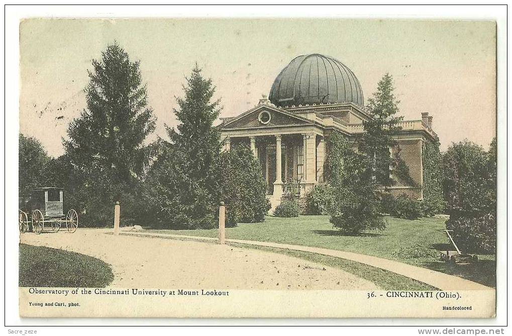 CINCINNATTI 1910-OHIO-observatory Of The University At Mount Lookout-colorisée - Cincinnati