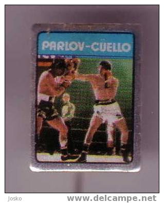 MATE PARLOV -  CUELLO ( Argentina ) Boxing Match * Pin Badge Boxing Boxe Boxeo Boxen Pugilato Distintivo Anstecknadel - Boksen