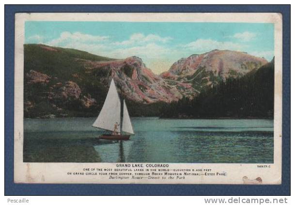 CO - CP GRAND LAKE - COLORADO - BURLINGTON ROUTE - DIRECT TO THE PARK - Altri & Non Classificati