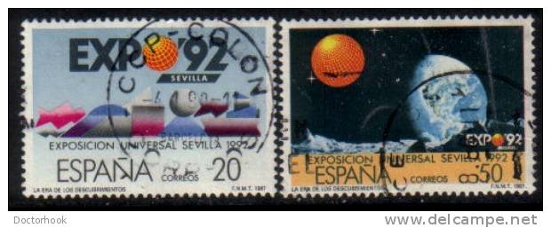 SPAIN   Scott #  2540-1  F-VF USED - Oblitérés