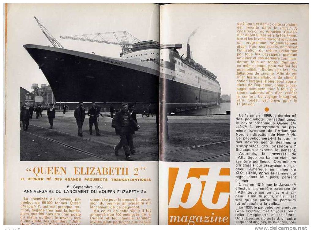 BT 677 Le COGNAC Crus Vendanges Paquebot Lancement QUEEN ELISABETH 2 Albert CAMUS - Poitou-Charentes