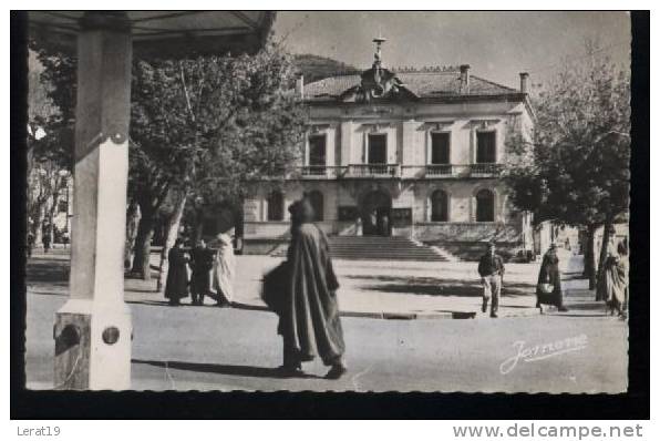 ALGERIE......TIZI OUZOU...L HOTEL DE VILLE...CPSM. ECRITE........‹(•¿•)› - Tizi Ouzou