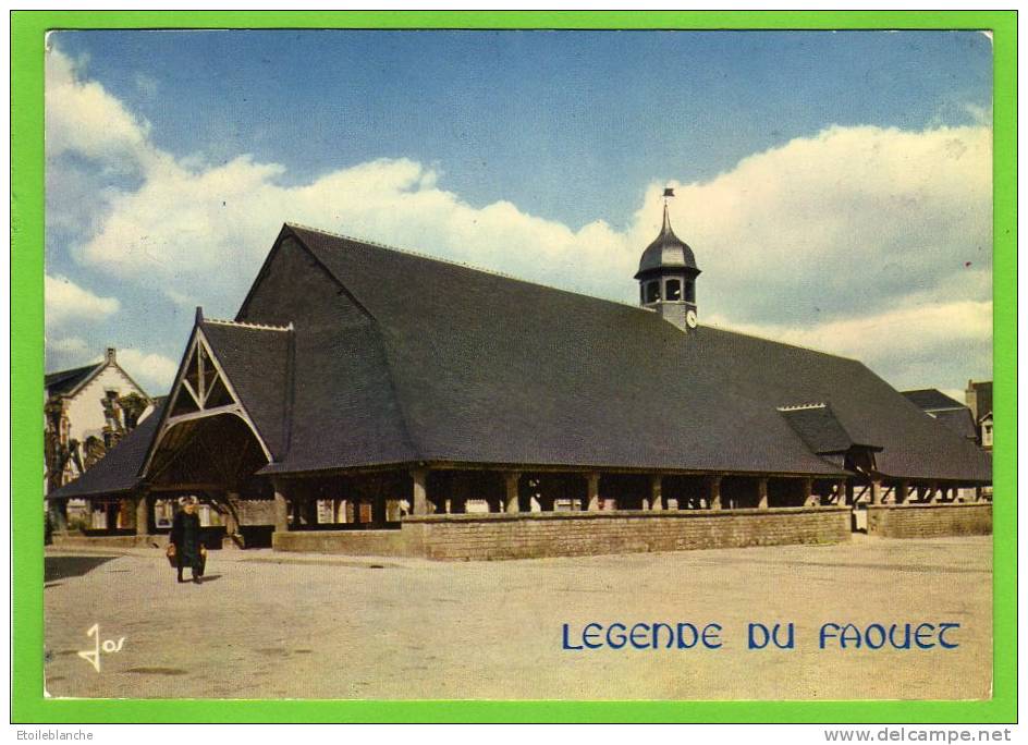 Morbihan 1974 LE FAOUET (56) Les Halles (marché Couvert)  Texte Légende Au Verso / JOS MX 7631 Voyagé Timbre - Faouët