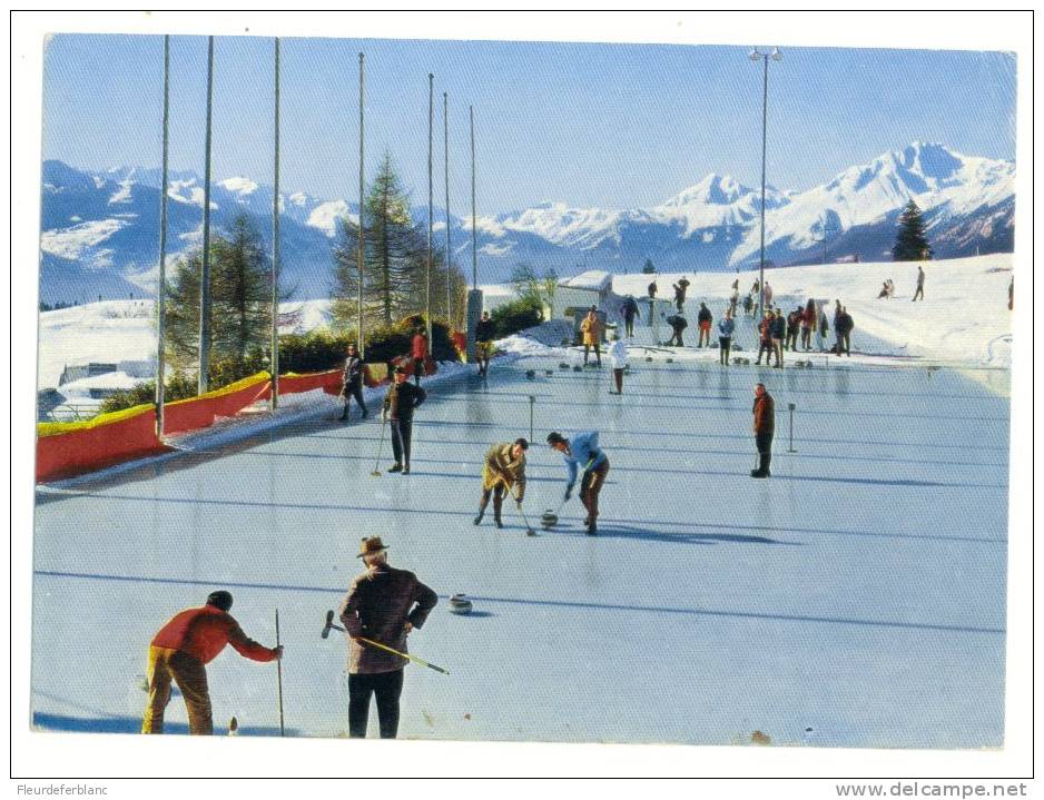 CRANS (Suisse) - CPM - Le Curling - Crans