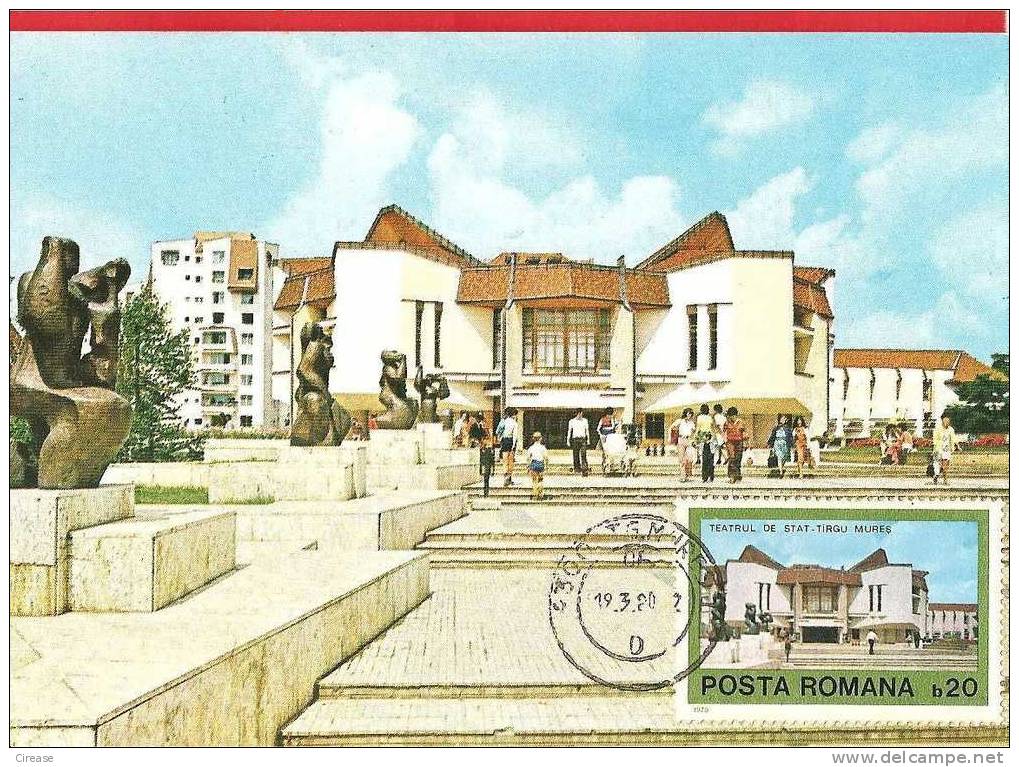 ROMANIA Maxi Card / Maximumcard / Theater In Tirgu Mure - Théâtre