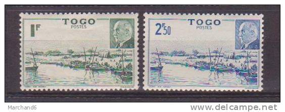 COLONIES.TOGO.N°215/216.MARECHAL PETAIN *neuf Et Charnière - Altri & Non Classificati