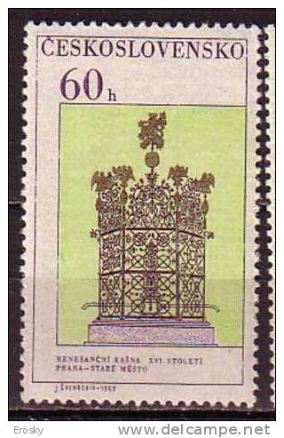 L3451 - TCHECOSLOVAQUIE Yv N°1648 ** ARCHITECTURE - Unused Stamps