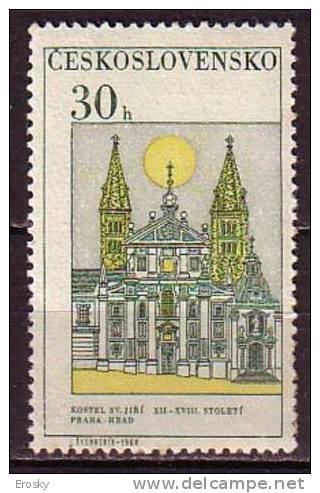 L3450 - TCHECOSLOVAQUIE Yv N°1647 ** ARCHITECTURE - Unused Stamps