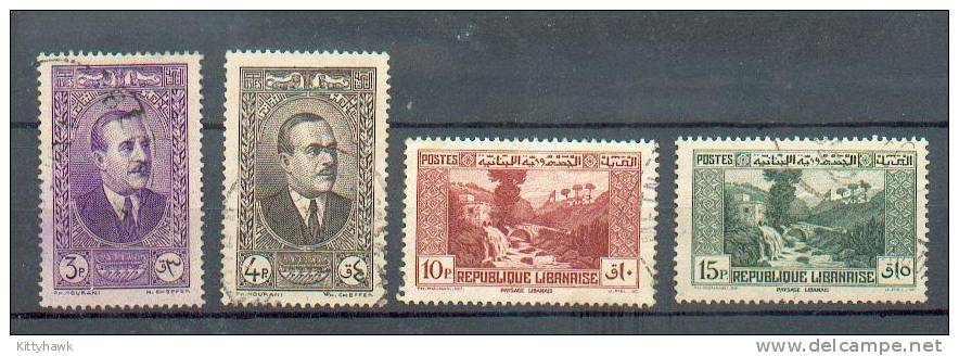 Lib 91 - YT 152-153-155-156 Obli - Used Stamps