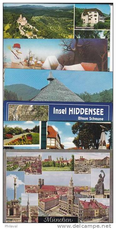 Lot De 18 Cartes Postales D'Allemagne 10 X 15 Cms. - Collections & Lots