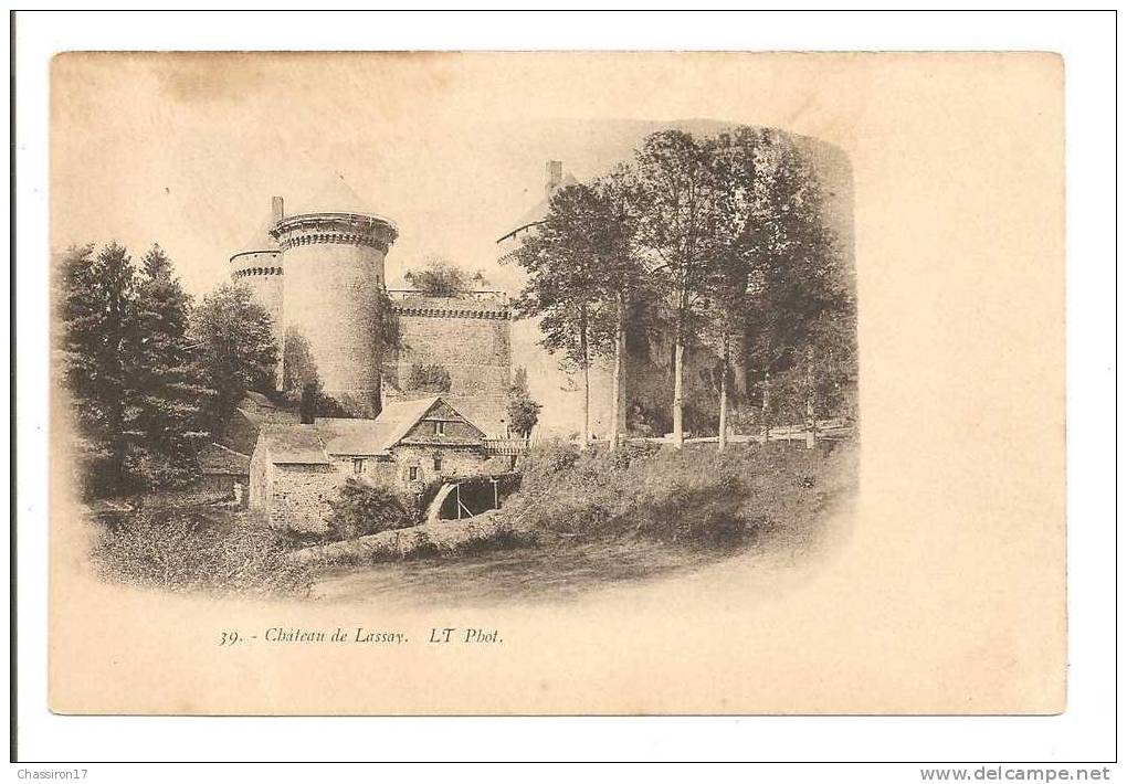 53 - Château De  Lassay  -  Carte Précurseur -  Moulin - Lassay Les Chateaux