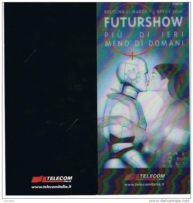 RIF.4 - TELECOM ITALIA - CAT. C. & C F3240FU  -  FUTURSHOW 2000 - FOLDER SENZA SCHEDE - Öff. Gedenkausgaben