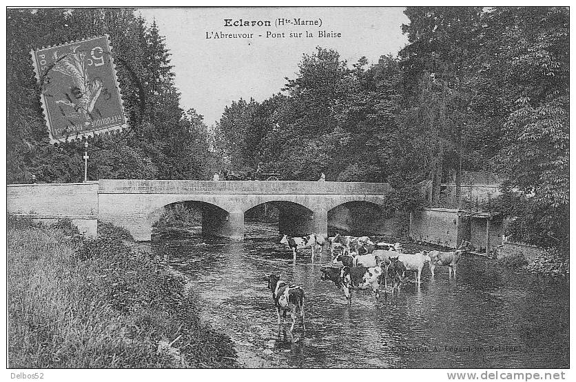 ECLARON L'Abreuvoir -  Pont Sur La Blaise - Eclaron Braucourt Sainte Liviere