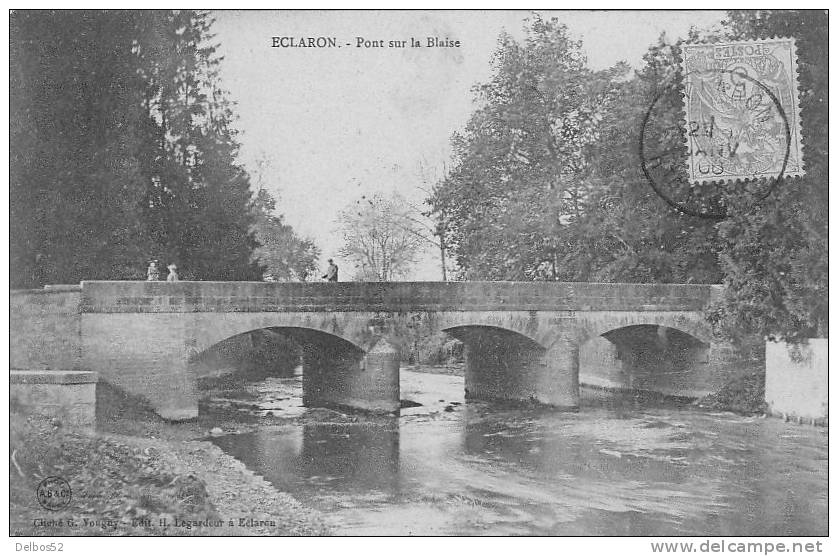 ECLARON . -  Pont Sur La Blaise - Eclaron Braucourt Sainte Liviere