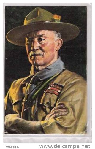 SCOUTISME:Carte De Lord Baden-Powell Non écrite.Couleur. - Movimiento Scout