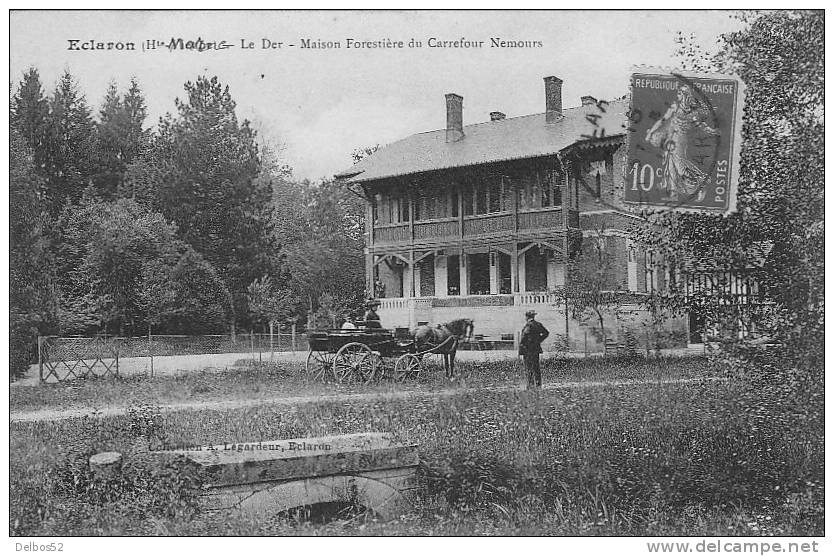 ECLARON   - Le Der - Maison Forestière Du Carrefour Nemours - Eclaron Braucourt Sainte Liviere