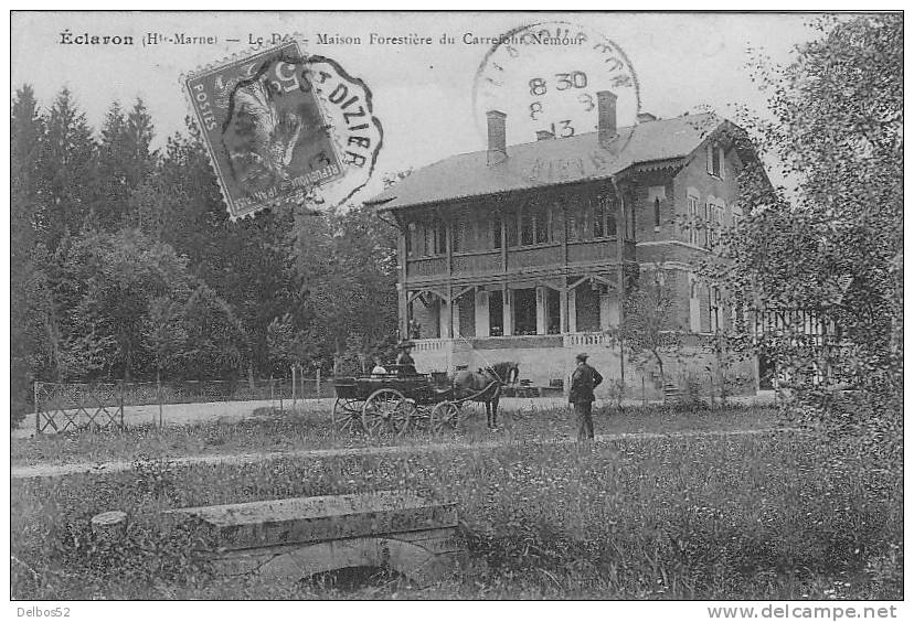 ECLARON   - Le Der - Maison Forestière Du Carrefour Nemours - Eclaron Braucourt Sainte Liviere