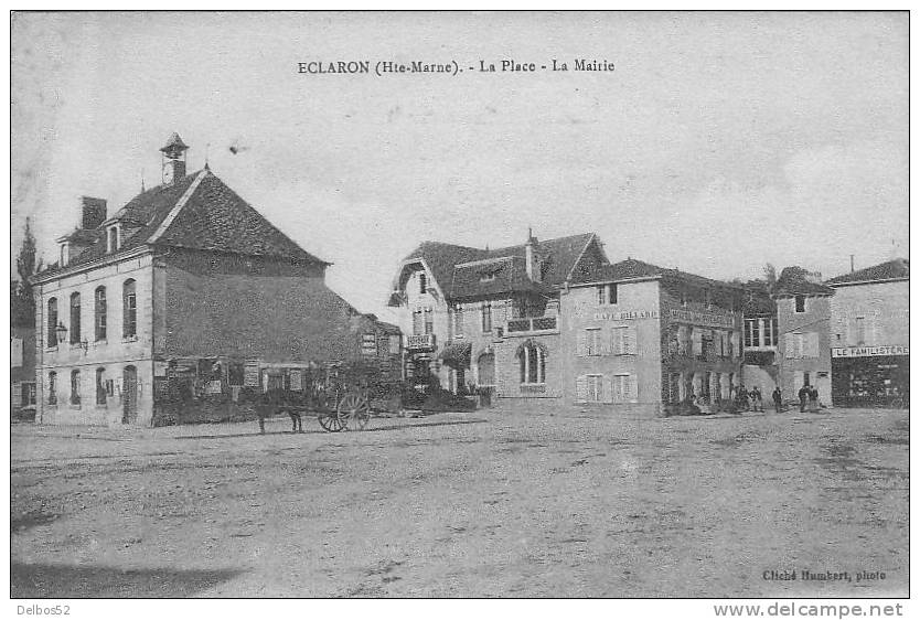 ECLARON   . - La Place - La Mairie - Eclaron Braucourt Sainte Liviere