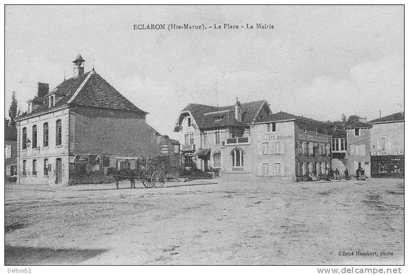 ECLARON   . - La Place - La Mairie - Eclaron Braucourt Sainte Liviere