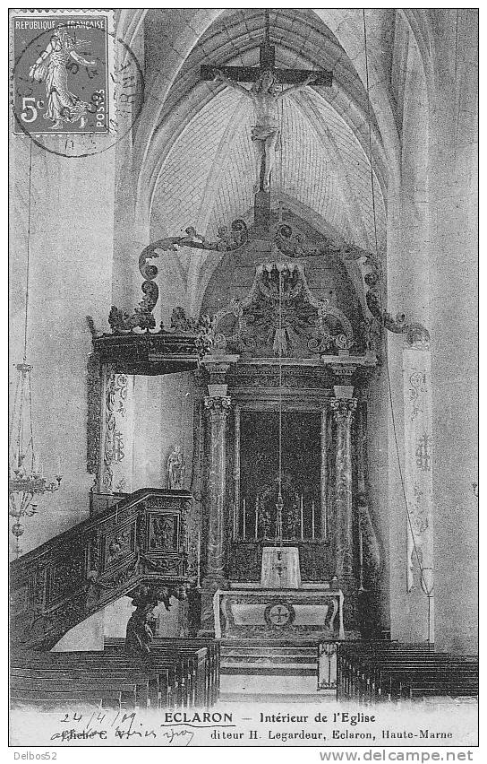 ECLARON - Intérieur De L´  Eglise - Eclaron Braucourt Sainte Liviere