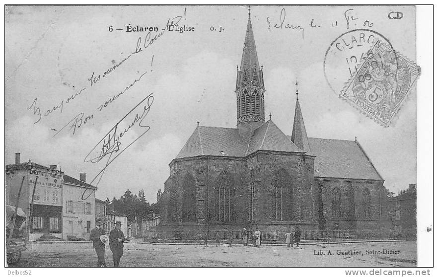 ECLARON  - 6 -  L´  Eglise - Eclaron Braucourt Sainte Liviere