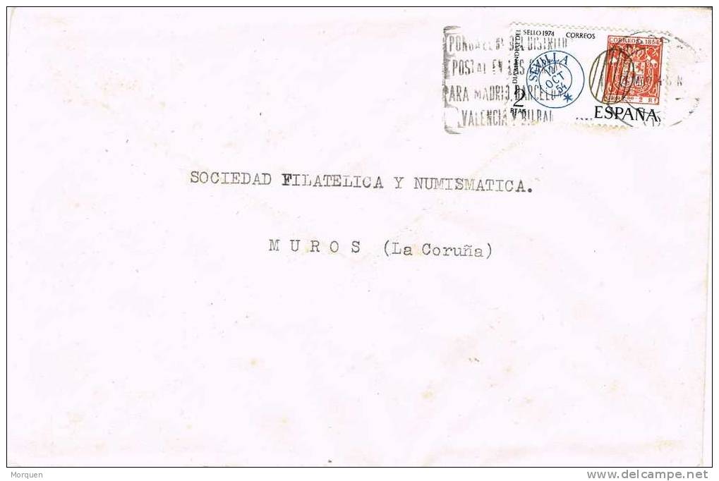 Carta Fabrica Nacional Moneda Y Timbre  MADRID 1974. RARA. Viñeta, Label - Cartas & Documentos