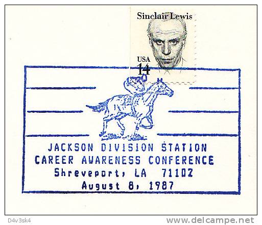 1987 USA Shreveport Jackson Division Station Career Awareness Conference Horse Cheval Cavallo Caballo Ippica Hippique - Horses