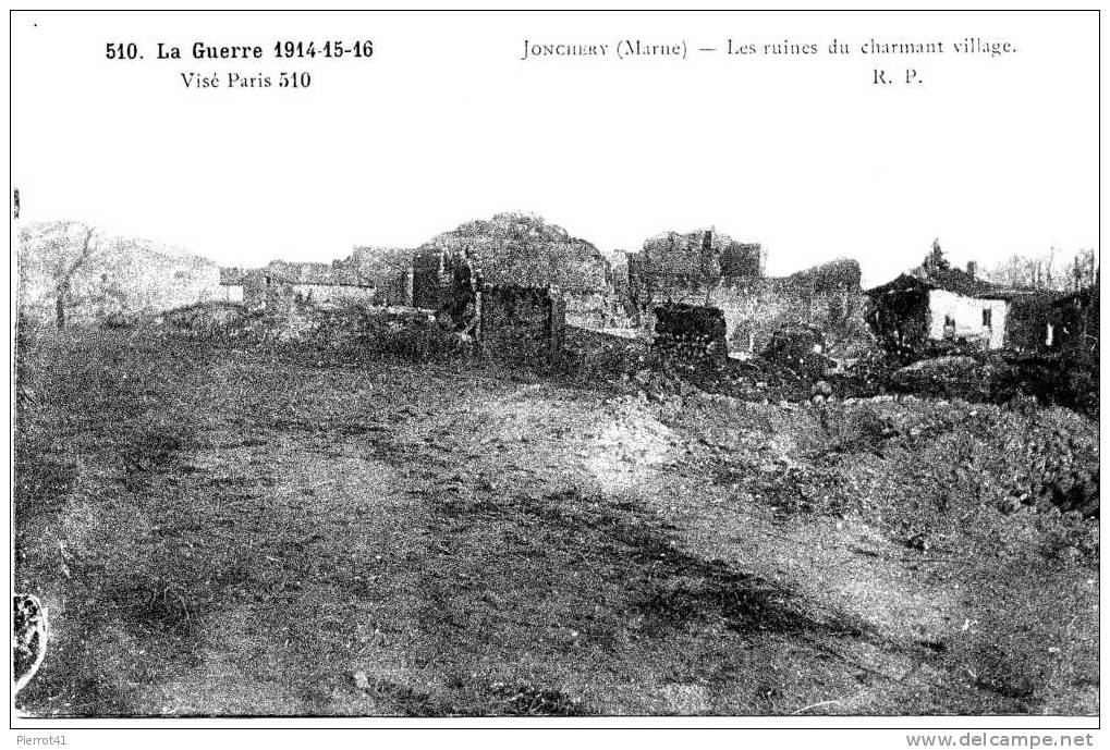 Les Ruines Du Charmant Village - Jonchery-sur-Vesle