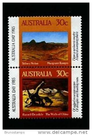 AUSTRALIA - 1985  AUSTRALIA DAY  PAIR MINT NH - Neufs