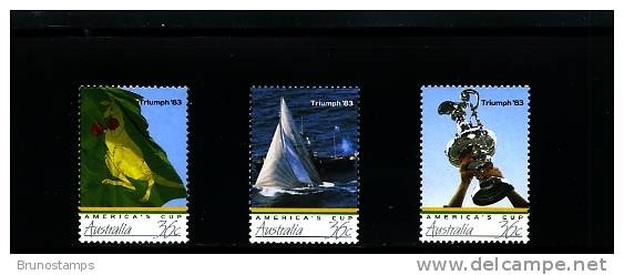 AUSTRALIA - 1986  AMERICA'S  CUP  SET MINT NH - Neufs