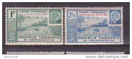 WALLIS ET FUTUNA N°90/91 MARECHAL PETAIN *neuf Et Charnière - Unused Stamps