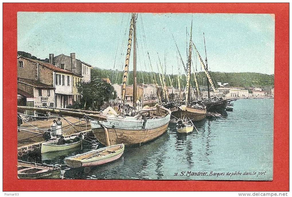 St MANDRIER - Barques De Pêche Dans Le Port - Saint-Mandrier-sur-Mer