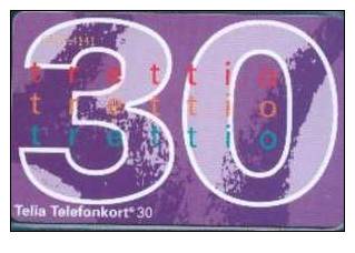 # SWEDEN 60111-3 Trettio 30 Sc7 02.94  Tres Bon Etat - Sweden