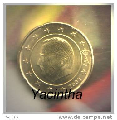 Belgie   20 Cent      2002   UNC  Kleine Sterren - België