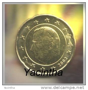 Belgie   2 0   Cent    2003  UNC - België