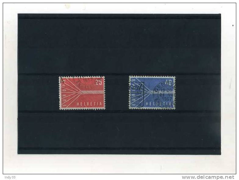 - SUISSE . TIMBRES EUROPA 1957 - 1957