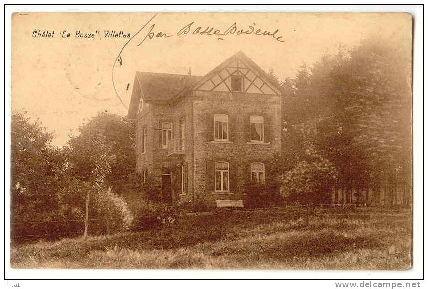 13315 - Chalet " La Bosse " Villettes (pli Coin Inf Gauche) - Lierneux