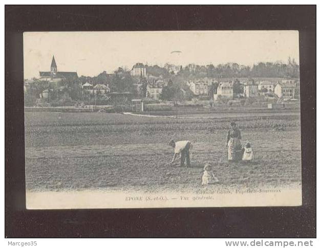 Epone Vue Générale édit.gorin Animée Agriculture Belle Carte - Epone