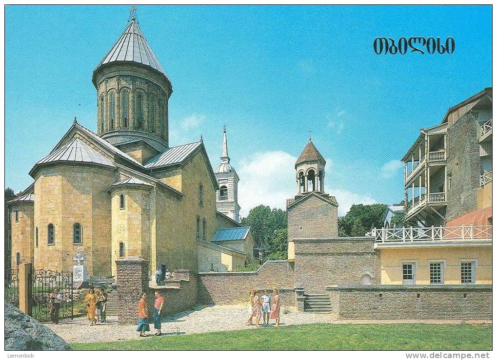 Georgia - Tbilisi - Zion Cathedral In The Centre Of Old Tbilisi Postcard [P963] - Georgien