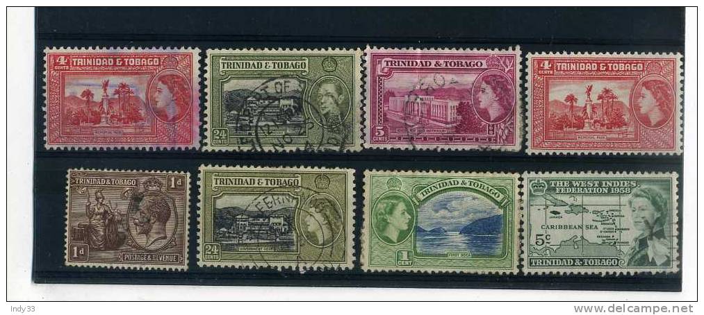 - ENSEMBLE DE TIMBRES DE TRINIDAD ET TOBAGO - Trinidad & Tobago (...-1961)