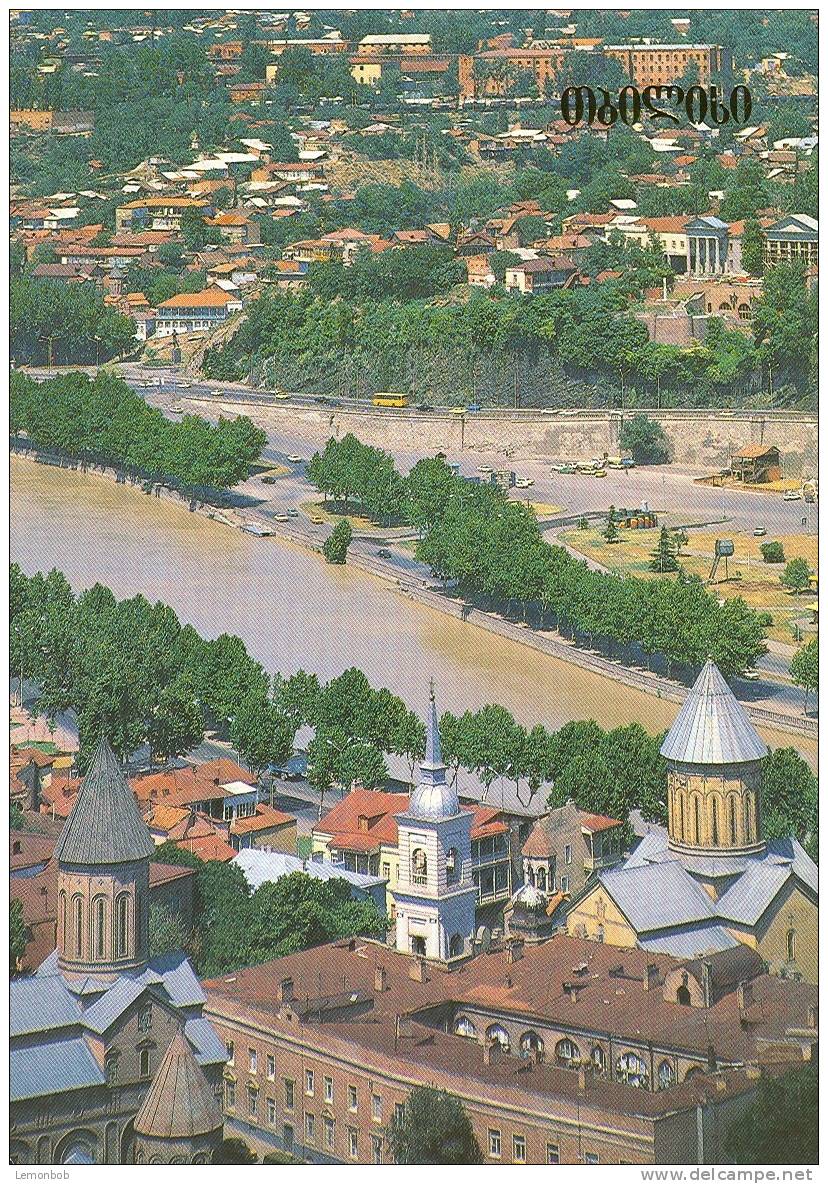 Georgia - Tbilisi - Domes Of The City´s Ancient Cathedral And Temples Postcard [P966] - Georgië
